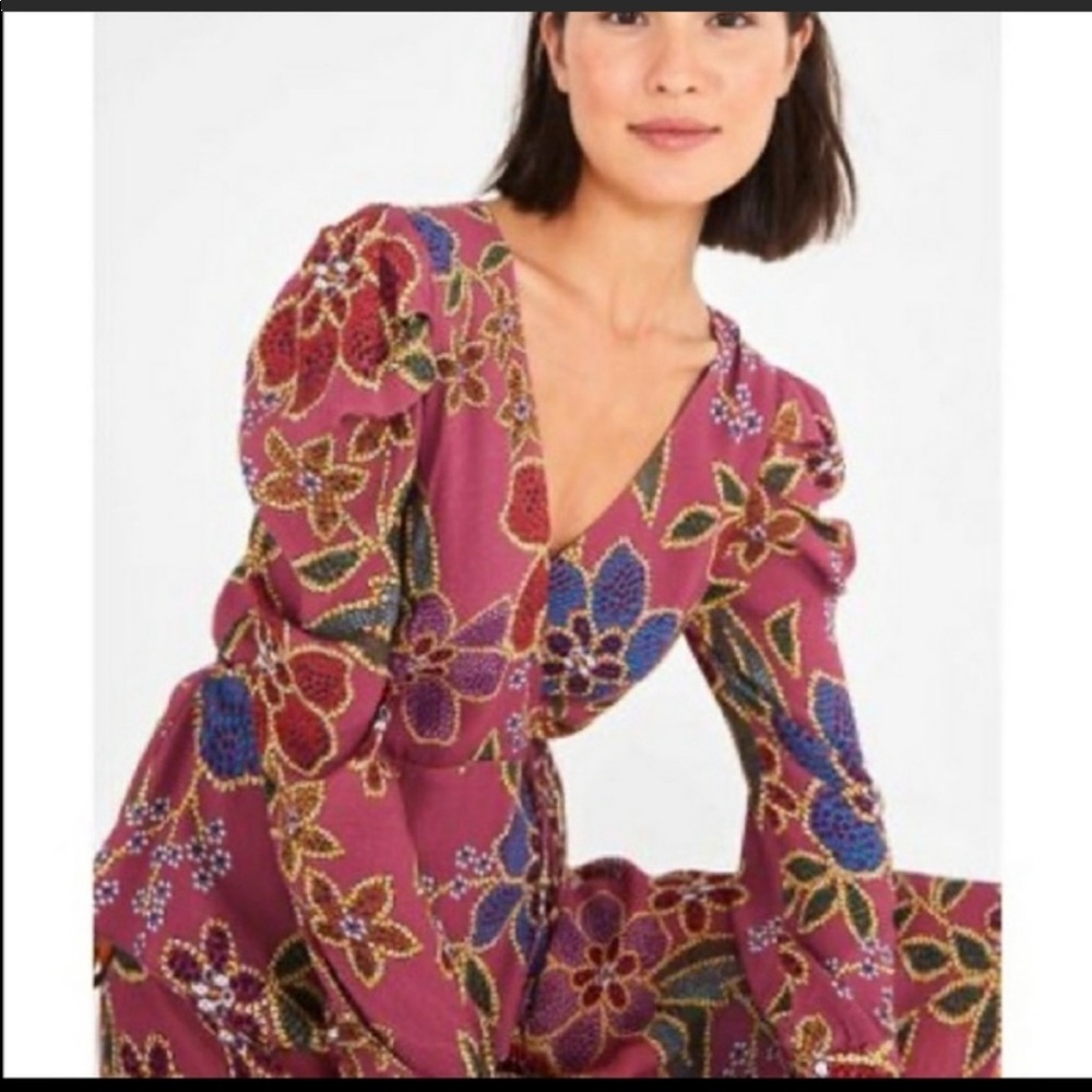 NWT FarmRio Wrap Top